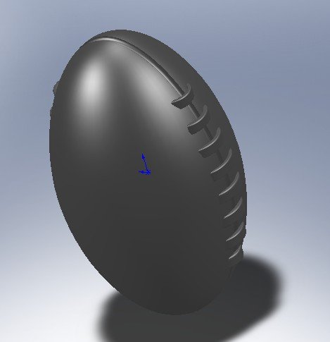 橄榄球3D模型缩略图